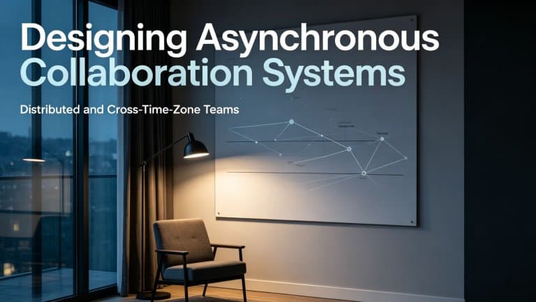 Designing Asynchronous Collaboration Systems for Distributed and Cross-Time-Zone Teams